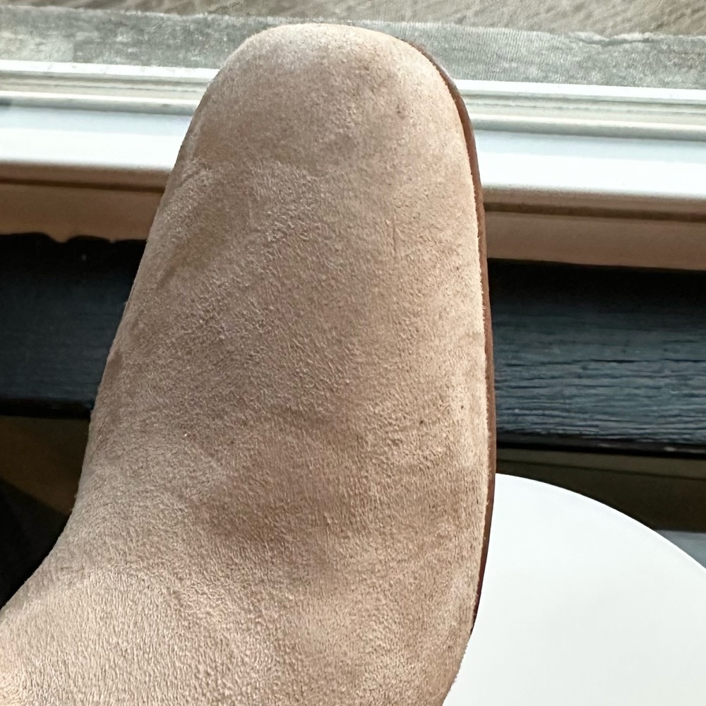 🌸SAM EDELMAN🌸 Fawn Booties Suede Warn Oat Suede size 8 - Picture 9 of 16